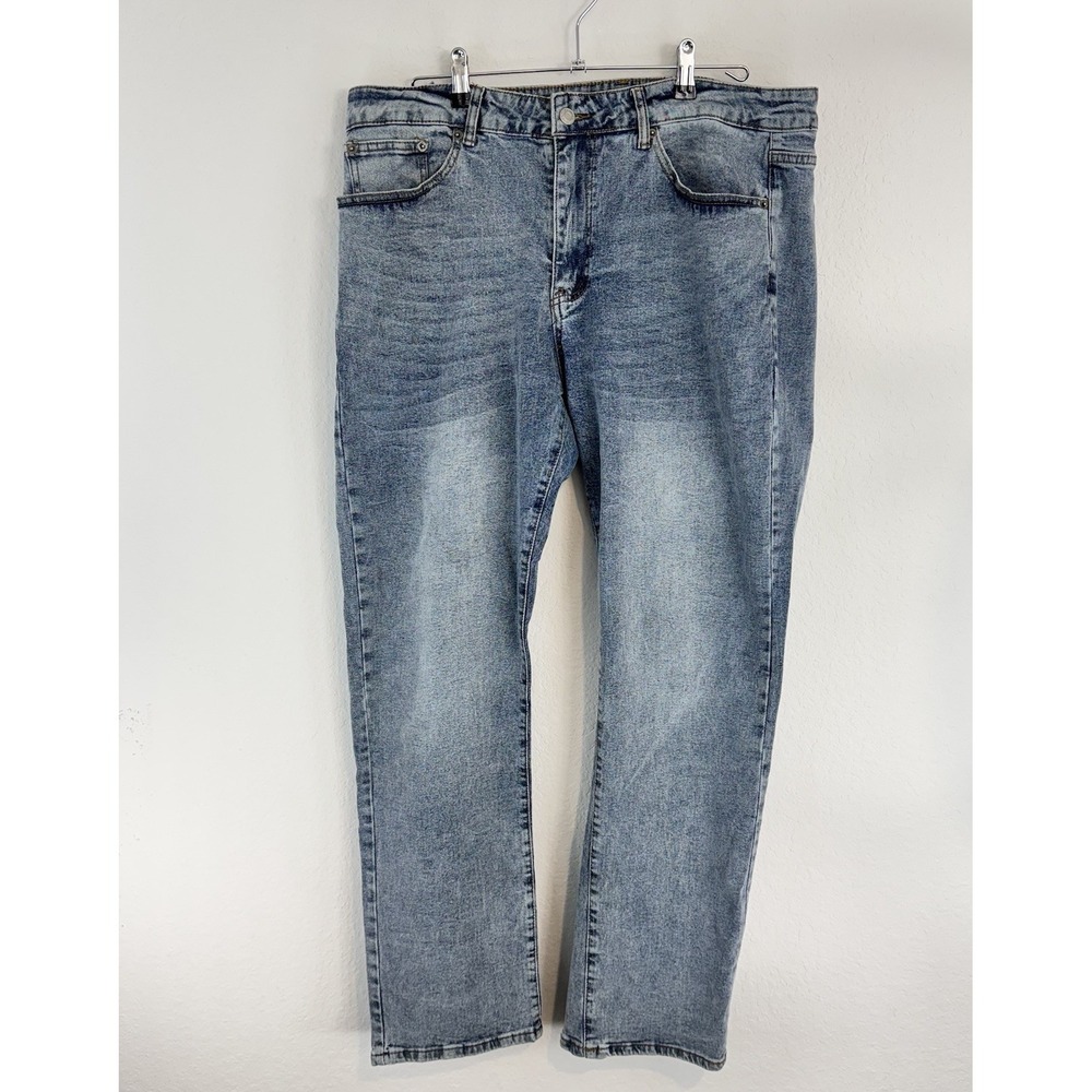 Gap Original Straight Stretch Light Wash Blue Men's 36x32 Jeans